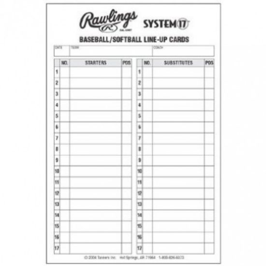 Imagen de Tarjetas de Alineacion Rawlings Estuche +30 tarjetas 
