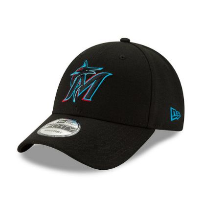 Imagen de Gorra New Era Miami Marlins 9Forty, Negro