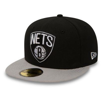 Imagen de Gorra New Era Brooklyn Nets NBA Essential Negro/Gris 59FIFTY Fitted