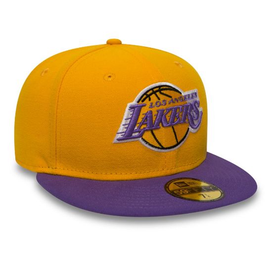 Imagen de Gorra New Era LA Lakers Essential Amarillo 59FIFTY Fitted