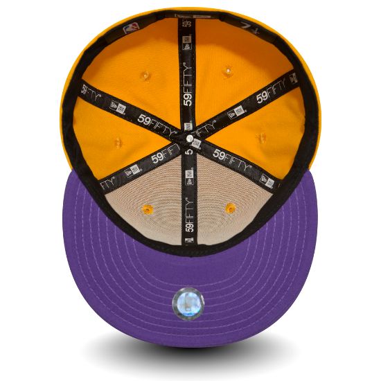 Imagen de Gorra New Era LA Lakers Essential Amarillo 59FIFTY Fitted