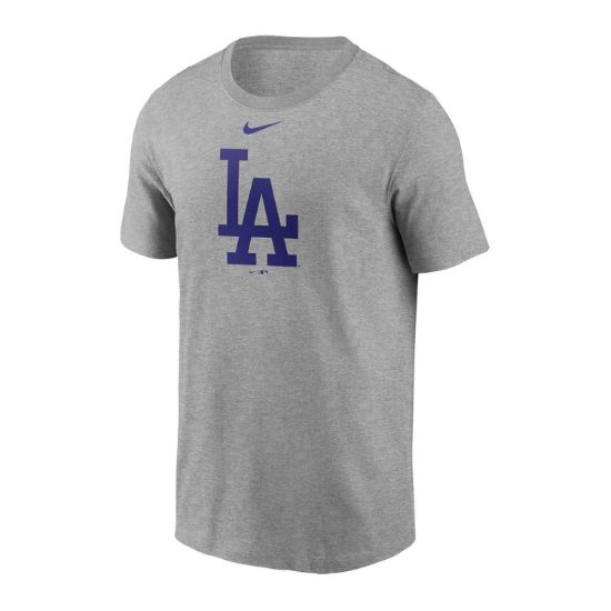 Imagen de Camisa / Camiseta Los Angeles Dodgers Gray Large Logo T-Shirt by Nike