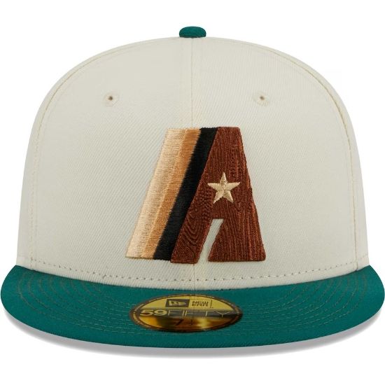 Imagen de Gorra New Era Houston Astros White Cooperstown Collection Camp 59Fifty 