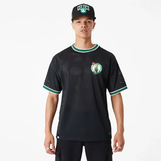 Imagen de Camiseta New Era Boston Celtics NBA Lifestyle Mesh Oversized