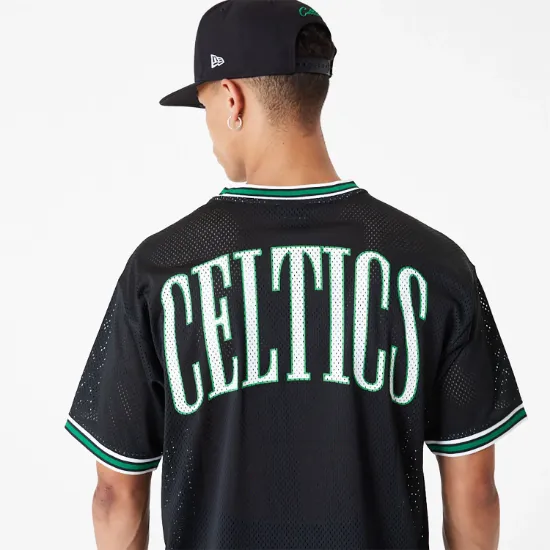 Imagen de Camiseta New Era Boston Celtics NBA Lifestyle Mesh Oversized