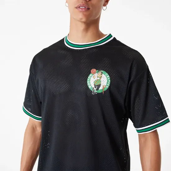 Imagen de Camiseta New Era Boston Celtics NBA Lifestyle Mesh Oversized