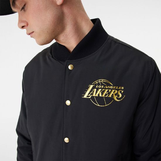 Imagen de Chaqueta Bomber New Era LA Lakers