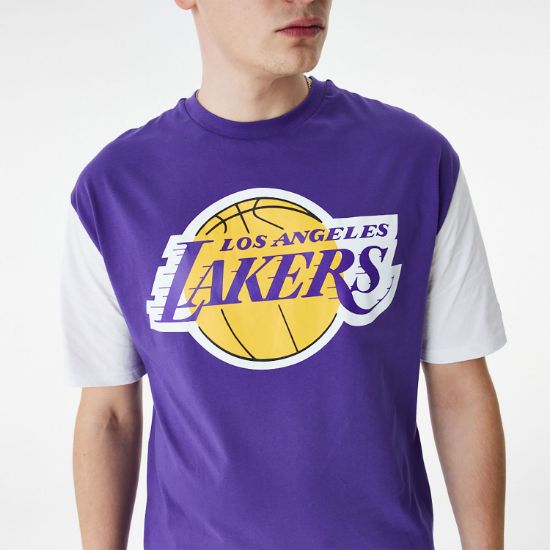 Imagen de Camiseta New Era LA Lakers NBA Colour Block Oversized