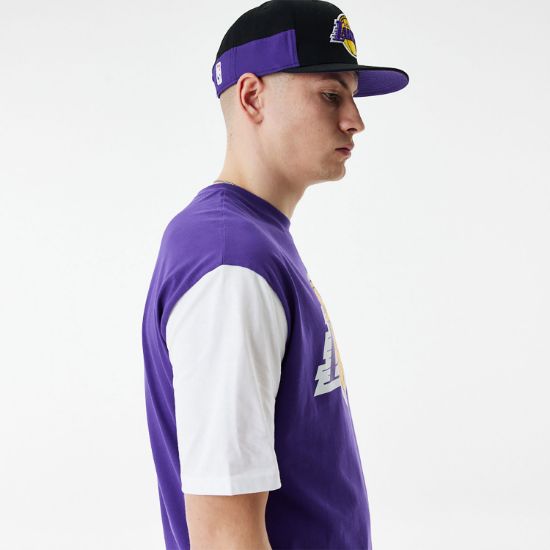 Imagen de Camiseta New Era LA Lakers NBA Colour Block Oversized