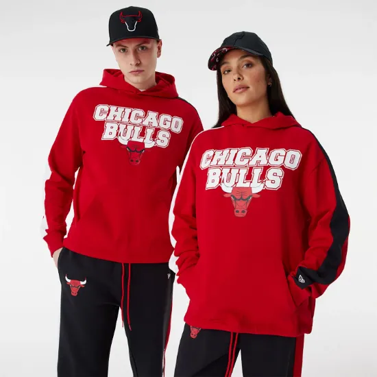 Imagen de Sudadera New Era Chicago Bulls NBA Cut and Sew Oversized