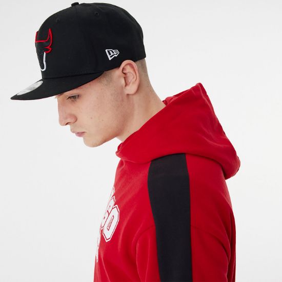 Imagen de Sudadera New Era Chicago Bulls NBA Cut and Sew Oversized