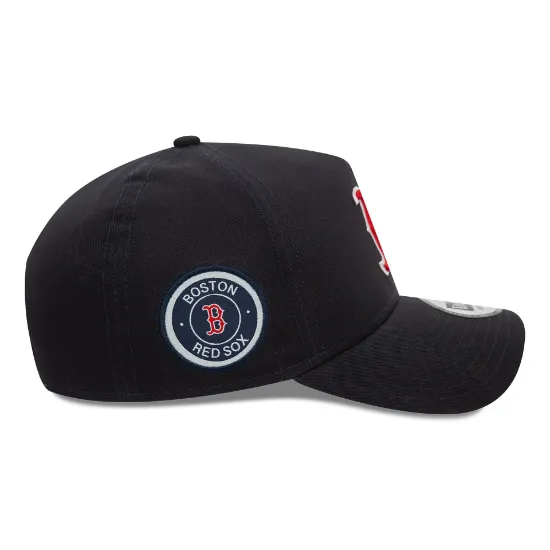 Imagen de Gorra New Era Boston Red Sox Patch 9FORTY E-Frame Navy