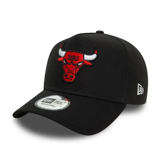 Imagen de Gorra New Era Chicago Bulls Patch 9FORTY E-Frame Negro