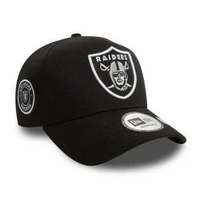 Imagen de Gorra New Era Las Vegas Raiders  Patch 9FORTY E-Frame Negro