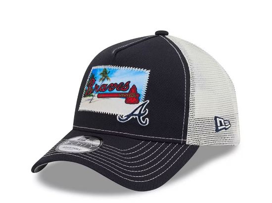 Imagen de Gorra New Era Atlanta Braves  9Forty A Frame Trucker