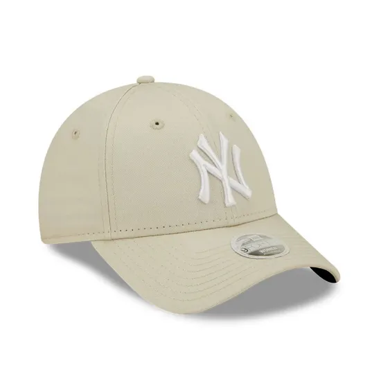 Imagen de Gorra New Era New York Yankees League Essential Beige 9FORTY Mujer